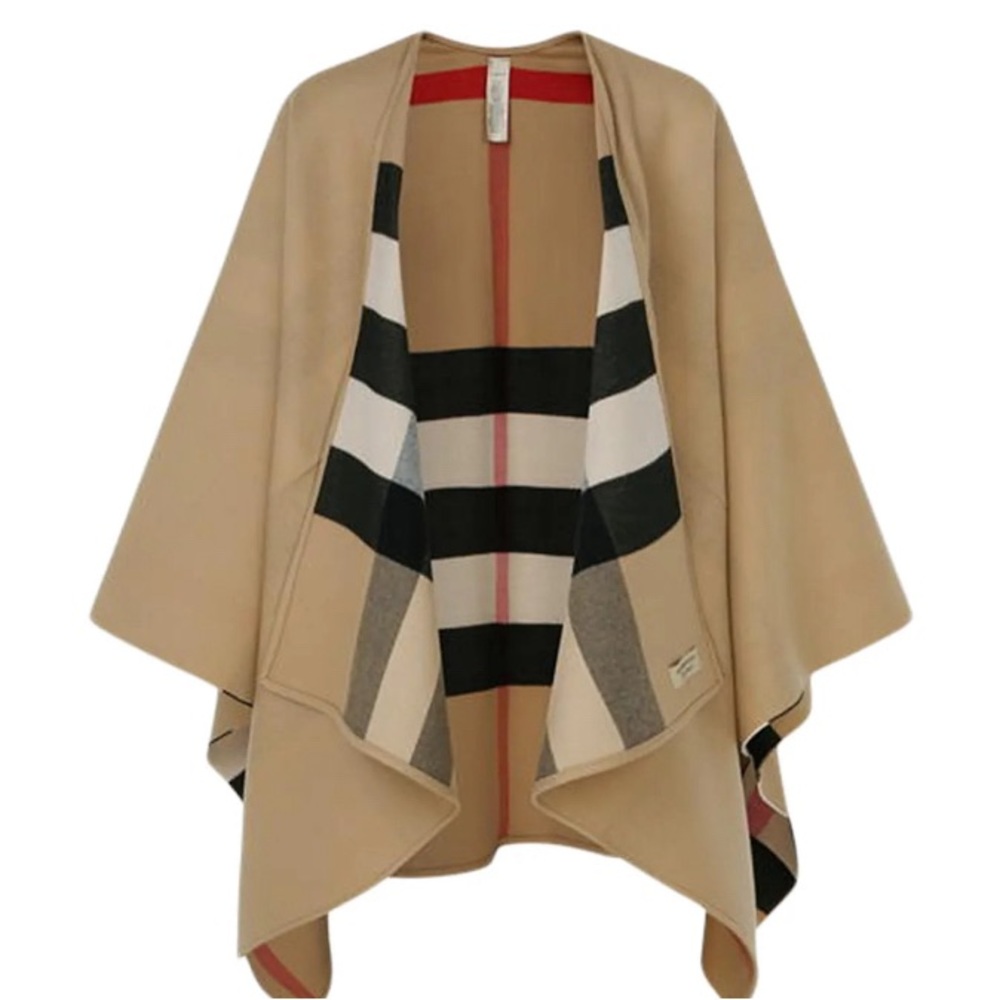 Brand New Burberry Reversible Poncho/Wrap